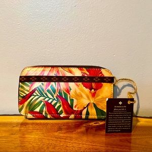 Patricia Nash Cuban Tropical Oria Wallet NWT